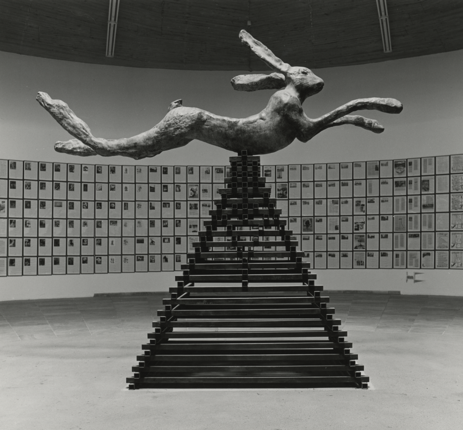 Photography by U. Resuschling. Installation view Documenta 7, Kassel, 1982